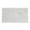 Hello Honey® 14" White Marble Cheese Board with Scalloped Edge